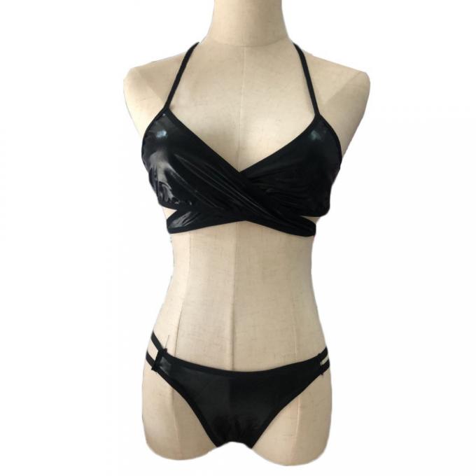 Mesh Lingerie Sex Babydoll Erotic de couro 