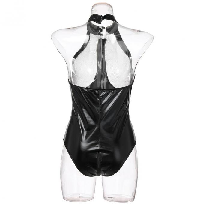 Mesh Lingerie Sex Babydoll Erotic de couro 