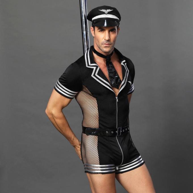 Grupo uniforme da roupa interior de Cosplay da polícia 