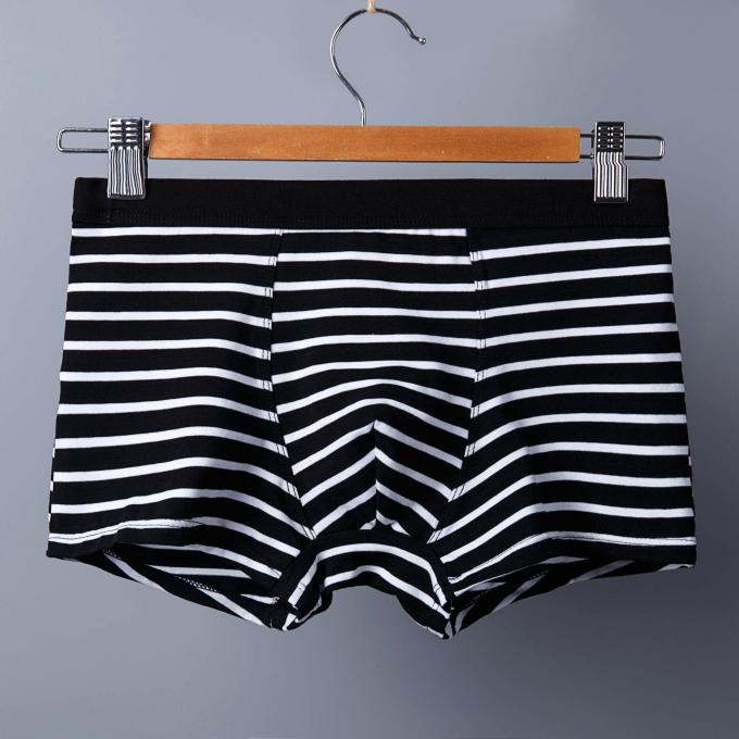 Os adultos puros "sexy" dos resumos do algodão do roupa interior dos homens do algodão de XXXL 165kg 95kg listram esportes 6