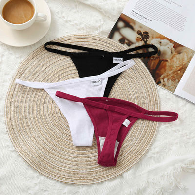 A roupa interior &quot;sexy&quot; respirável 50kg 60kg T &quot;sexy&quot; do algodão arfa a senhora Thongs das mulheres