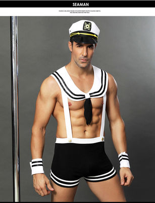 Marinheiro &quot;sexy&quot; Uniform Cosplay do busto 87cm da cintura 82cm das roupa interiores dos homens de XXL