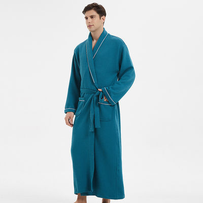 Mais pyjamas mornos do tecido de algodão contínuo da roupa de noite dos homens de Loungewear para homens
