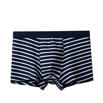 Os adultos puros &quot;sexy&quot; dos resumos do algodão do roupa interior dos homens do algodão de XXXL 165kg 95kg listram esportes