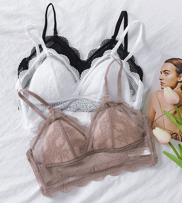 Sutiãs "sexy" sem costas das mulheres de 90B 90C