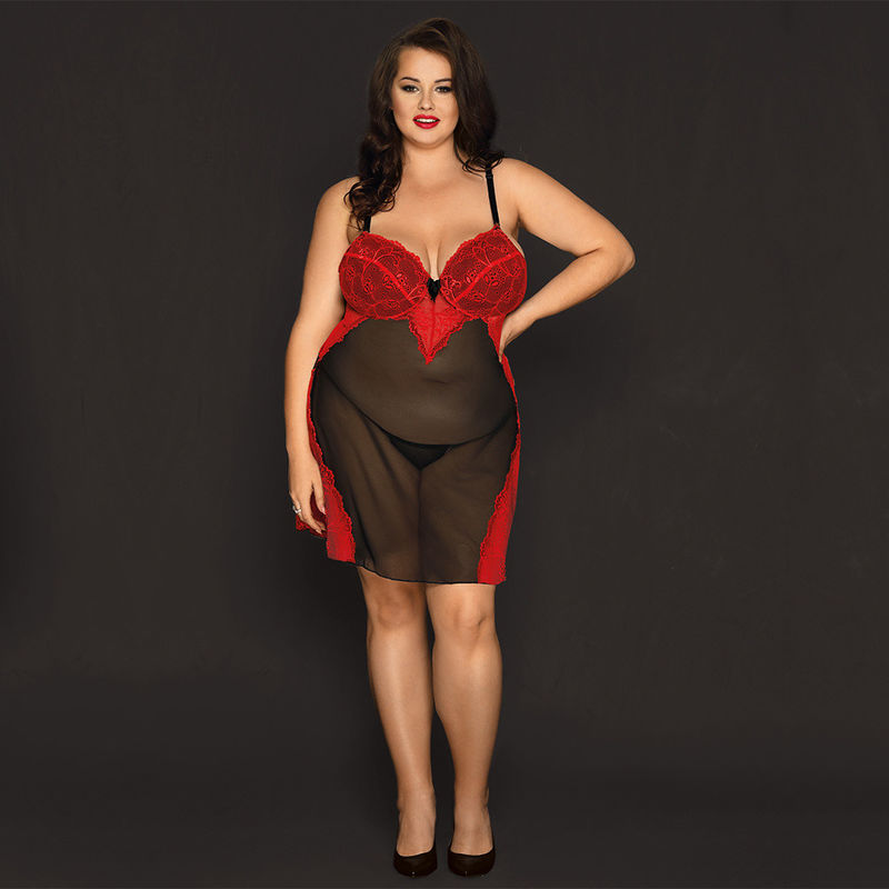 Pijamas transparentes 70kg do Chemise da boneca da roupa de noite do laço do sono
