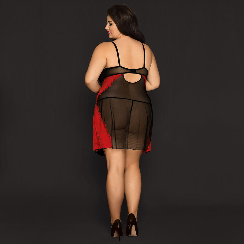Pijamas transparentes 70kg do Chemise da boneca da roupa de noite do laço do sono