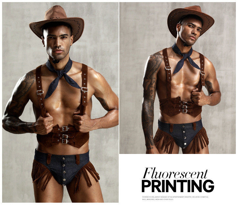 Da empregada doméstica "sexy" de nylon da vaca do poliéster roupa interior sem mangas do chapéu de Lingerie Man Floral