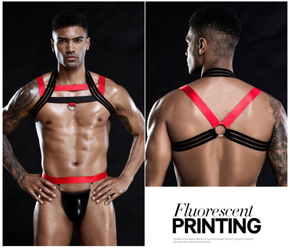 Jogo &quot;sexy&quot; do papel de Catsuit do busto do Bodysuit 105cm das roupa interiores dos homens sem mangas de nylon