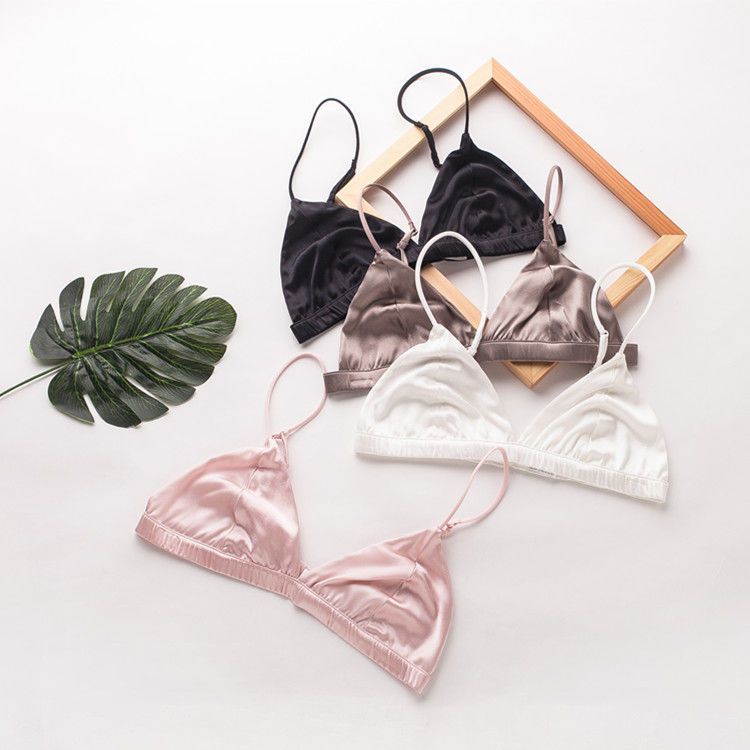 Os sutiãs &quot;sexy&quot; convertíveis das mulheres declaram o Spandex de nylon sem fio de seda do sutiã 32A 32B 32C