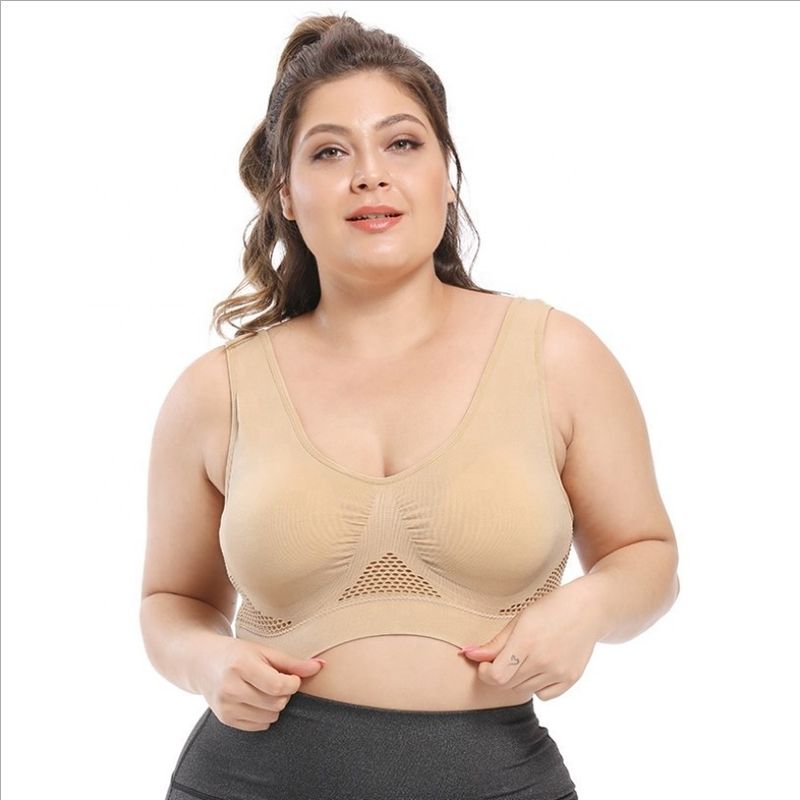A ioga ostenta o grande roupa interior do laço do algodão dos sutiãs 44C 44D 3XL 4XL das senhoras