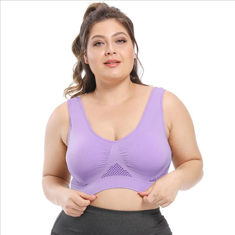 A ioga ostenta o grande roupa interior do laço do algodão dos sutiãs 44C 44D 3XL 4XL das senhoras