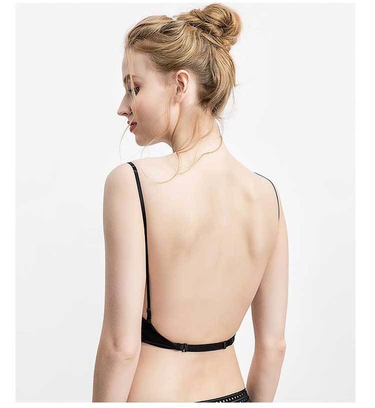 Dos sutiãs &quot;sexy&quot; sem alças das mulheres da cabeçada XXXL das senhoras beleza traseira em forma de u do roupa interior do sutiã