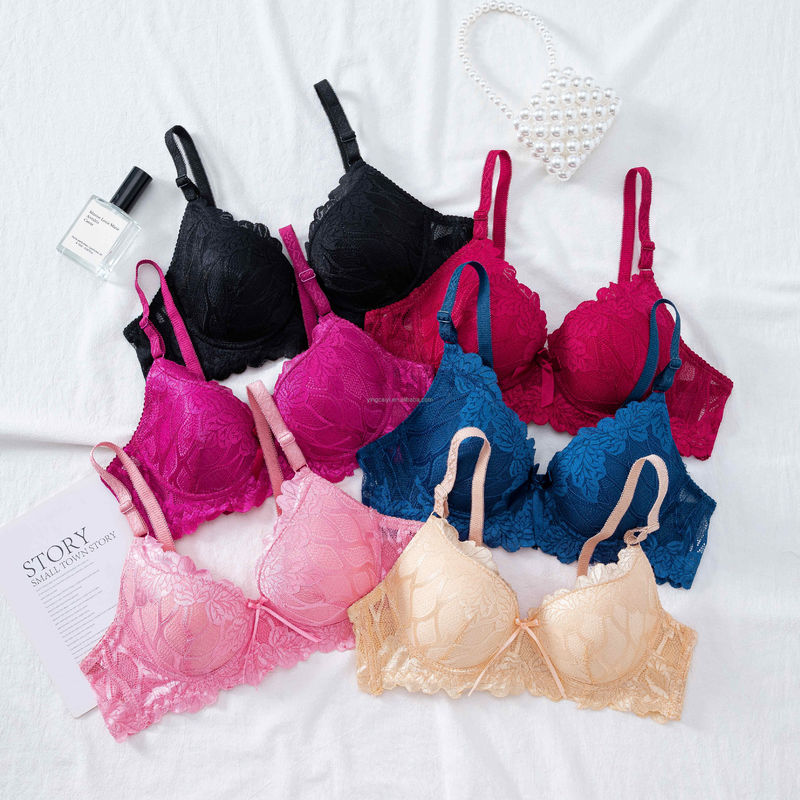 As meninas formam a 50-60kg mulheres &quot;sexy&quot; sutiãs que 75B sem emenda 75C 75D levantam o rádio