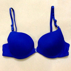 A planície &quot;sexy&quot; de nylon dos sutiãs das mulheres do algodão 32a 38A tingiu Front Closure Bra Full Cup