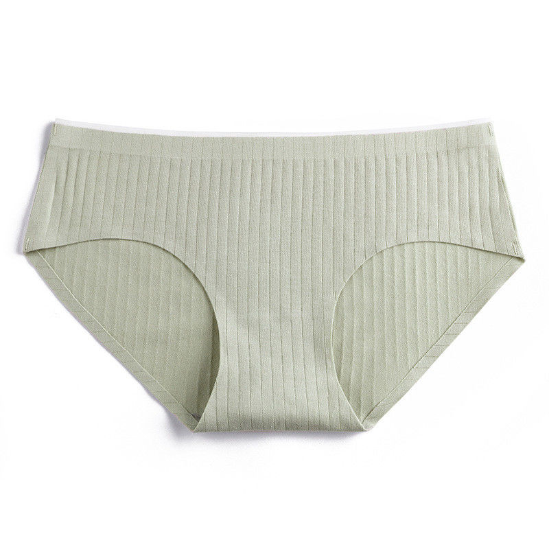 A planície tingiu o corte feito malha Boyshorts sem emenda do laser do algodão informa a cintura média