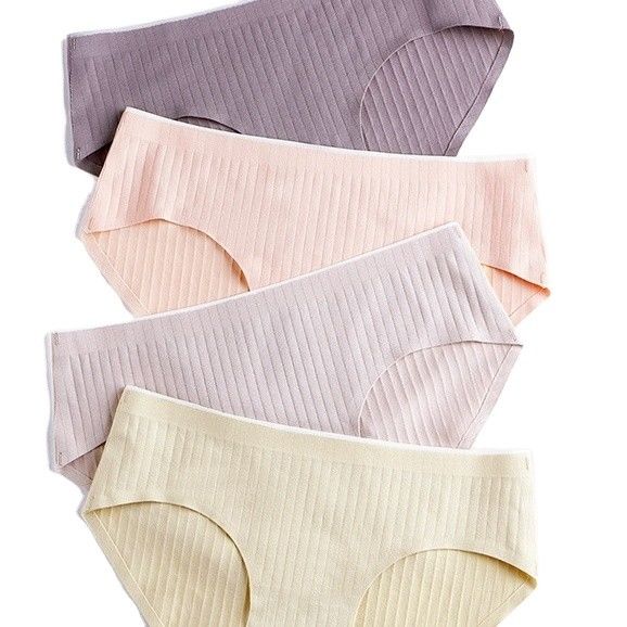 A planície tingiu o corte feito malha Boyshorts sem emenda do laser do algodão informa a cintura média