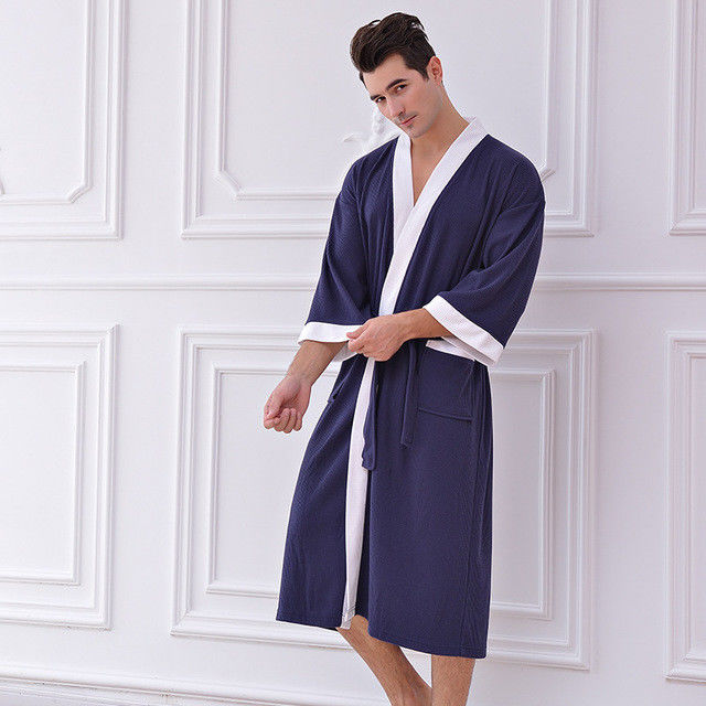 Fibra de poliéster morna das calças de pijama dos homens do Xl Xxl da roupa de noite dos homens do roupão