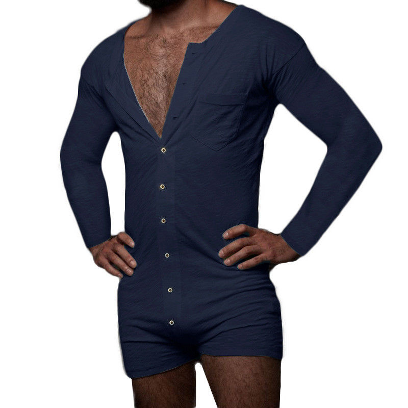 O Pyjama &quot;sexy&quot; do verão dos homens ajustou o fato-macaco &quot;sexy&quot; de Onesie dos homens sem mangas contínuos