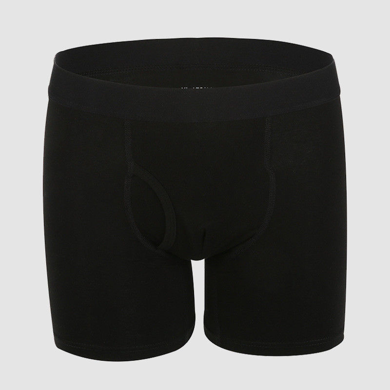 O pugilista de bambu do Spandex do algodão da fibra informa o roupa interior de rayon XS-2XL dos homens do short