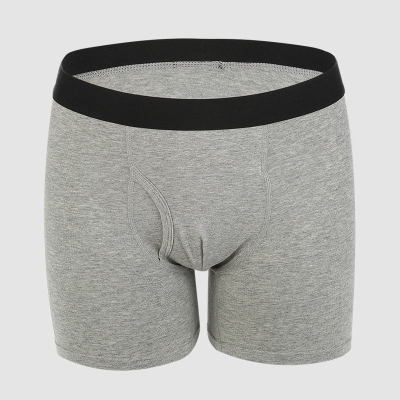 O pugilista de bambu do Spandex do algodão da fibra informa o roupa interior de rayon XS-2XL dos homens do short