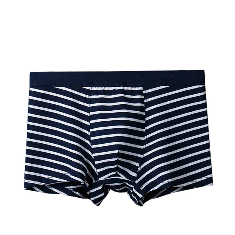Os adultos puros &quot;sexy&quot; dos resumos do algodão do roupa interior dos homens do algodão de XXXL 165kg 95kg listram esportes