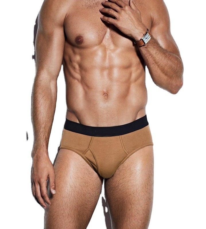 Algodão 95 respirável do roupa interior dos homens do algodão da Meados de-elevação 5 resumos do pugilista do Spandex